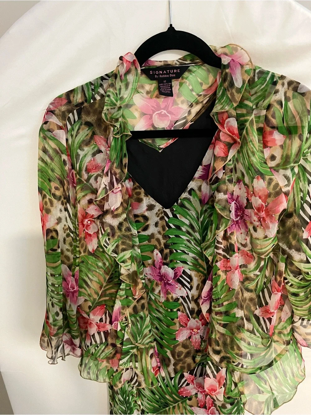 Signature by Robbie Bee 2-Piece Dress
*Fits similar to size 8- marked 12* - Picture 6 of 14